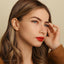 Moon Tragus Stud, Threadless Flat Back Earring, Minimalist Style, A-SS993
