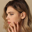 Rectangle Tragus Stud, Threadless Flat Back Earring, Minimalist Style, A-SS591