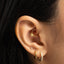 Twinkle Star Daith Hoop, Clicker Earring, Minimalist Style, A-SH684 SH685