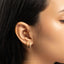 Twinkle Star Daith Hoop, Clicker Earring, Minimalist Style, A-SH684 SH685