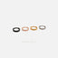 Double Lined Daith Hoop, Clicker Earring, Minimalist Style, A-SH406 SH407