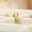 Horseshoe Tragus Stud, Threadless Flat Back Earring, Minimalist Style, C-SS980