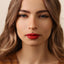 Triangle Emerald Lip Stud, Threadless Flat Back, Minimalist Style, A-SS555