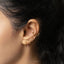 Chain Beaded Conch Hoop, Cartilage Earring, Minimalist Style, A-SH418 SH419