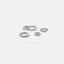 Clear Gemstones Conch Hoop, Cartilage Earring, Minimalist Style, A-SH043 SH044 SH045