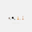 Opal Lip Stud, Threadless Flat Back, Minimalist Style, A-SS525