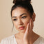 Opal Lip Stud, Threadless Flat Back, Minimalist Style, A-SS525