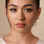 Garnet Lip Stud, Threadless Flat Back, Minimalist Style, A-SS599