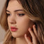 Teardrop Lip Stud, Threadless Flat Back, Minimalist Style, A-SS851