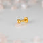 Ball Lip Stud, Threadless Flat Back, Minimalist Style, A-SS500 SS501 SS502