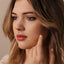 Teardrop Lip Stud, Threadless Flat Back, Minimalist Style, A-SS851