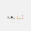 Emerald Lip Stud, Threadless Flat Back, Minimalist Style, A-SS509