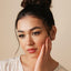 Emerald Lip Stud, Threadless Flat Back, Minimalist Style, A-SS509