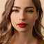 Black Stone Lip Stud, Threadless Flat Back, Minimalist Style, A-SS521