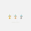 Opal Flower Nose Stud, Threadless Flat Back, Minimalist Style, A-SS546