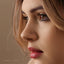 Moon Nose Stud, Threadless Flat Back, Minimalist Style, A-SS993