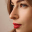 Square Emerald Nose Stud, Threadless Flat Back, Minimalist Style, A-SS557