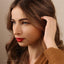 Diamond Shape Nose Stud, Threadless Flat Back, Minimalist Style, A-SS722