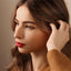 Triangle Nose Stud, Threadless Flat Back, Minimalist Style, A-SS729