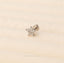 Forget-me-not Flower Nose Stud, Threadless Flat Back, Minimalist Style, A-SS571