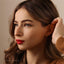 3-Petal Emerald Nose Stud, Threadless Flat Back, Minimalist Style, A-SS545