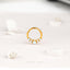 Opal Gemstone Nose Ring, Septum Hoop, Minimalist Style, A-SH632 SH633