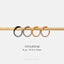 Gemstone Paved Nose Ring, Septum Hoop, Minimalist Style, A-SH303 SH038