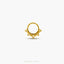 Lotus Nose Ring, Septum Hoop, Minimalist Style, A-SH692 SH693