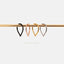 Teardrop Nose Ring, Septum Hoop, Minimalist Style, A-SH453, SH454