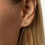 Black Bat Wing Stud, Threadless Flat Back Earring, Minimalist Style, A-SS1121