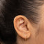 Black Raven Skull Stud, Threadless Flat Back Earring, Minimalist Style, A-SS1063