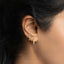 Tapered Hoop Earring Set, Stacking, Minimalist Style, A-SH318 SH184