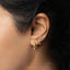 Tapered Croissant Earring Set, Stacking, Minimalist Style, A-SH318 SH282