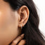 Gem Huggies Earring Set, Stacking, Minimalist Style, A-SS505 SH548 SH050