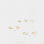 Round Beaded Hoop, Huggies Earring, Minimalist Style, A-SH219 SH221 SH223