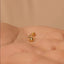 Bunny Stud, Threadless Flat Back Earring, Minimalist Style, A-SS1013