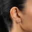 Armadillo Stud, Threadless Flat Back Earring, Minimalist Style, A-SS1028