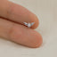 Bat Stud, Threadless Flat Back Earring, Minimalist Style, A-SS1122