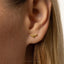 Bat Stud, Threadless Flat Back Earring, Minimalist Style, A-SS1122