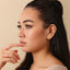 Horseshoe Stud, Threadless Flat Back Earring, Minimalist Style, A-SS980