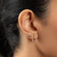 Hippo Stud, Threadless Flat Back Earring, Minimalist Style, A-SS1065