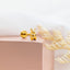 Hamster Stud, Threadless Flat Back Earring, Minimalist Style, A-SS1017