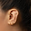 Kiwi Bird Stud, Threadless Flat Back Earring, Minimalist Style, A-SS1069