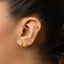 Puffer Fish Stud, Threadless Flat Back Earring, Minimalist Style, A-SS1106