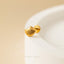 Fan Shaped Shell Stud, Threadless Flat Back Earring, Minimalist Style, A-SS926