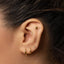 Angry Stud, Threadless Flat Back Earring, Minimalist Style, A-SS1040