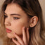 Flamingo Stud, Threadless Flat Back Earring, Minimalist Style, A-SS569
