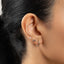 Monkey Stud, Threadless Flat Back Earring, Minimalist Style, A-SS1046
