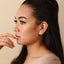Square Stud, Threadless Flat Back Earring, Minimalist Style, A-SS899