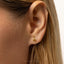 Giraffe Stud, Threadless Flat Back Earring, Minimalist Style, A-SS1079